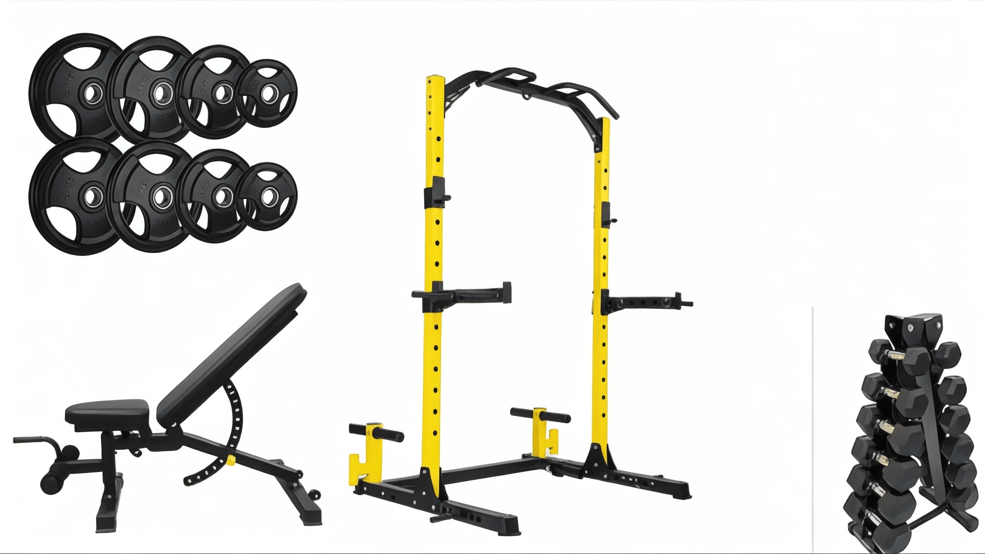 SS - HR Home gym Package - Strength Supply