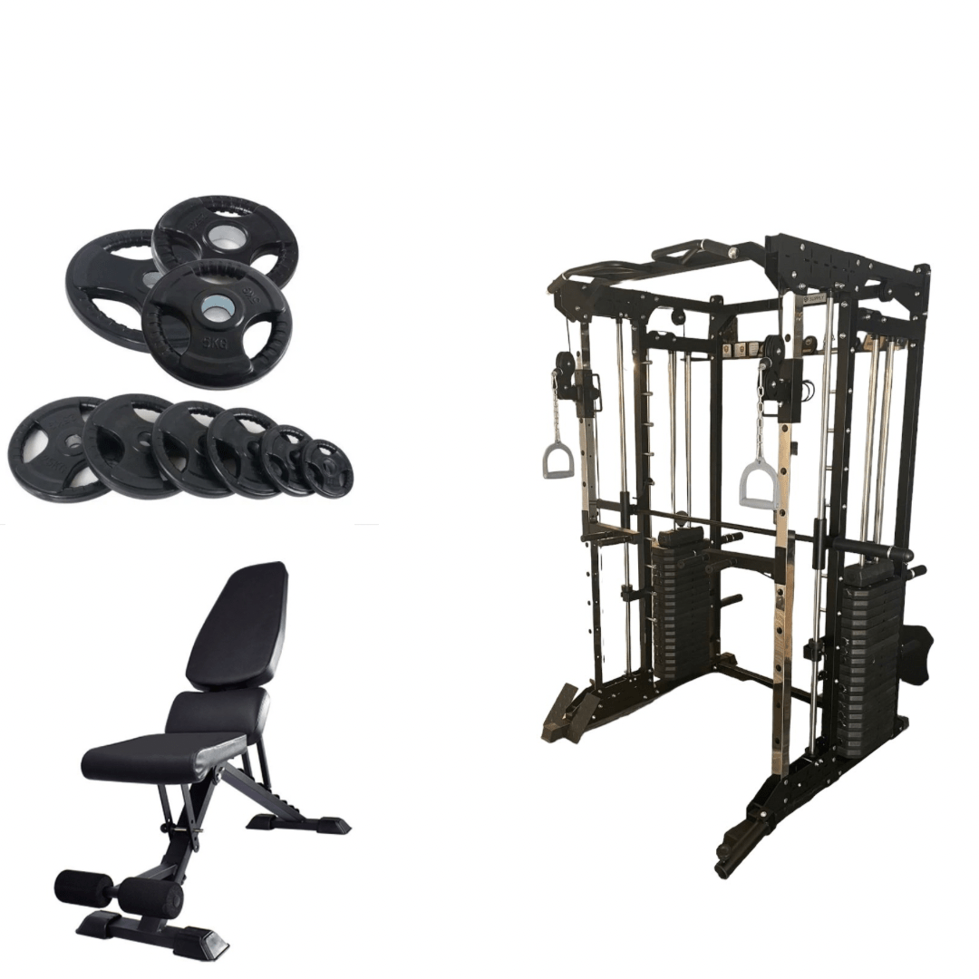 Dual cable Smith Machine package - Strength Supply